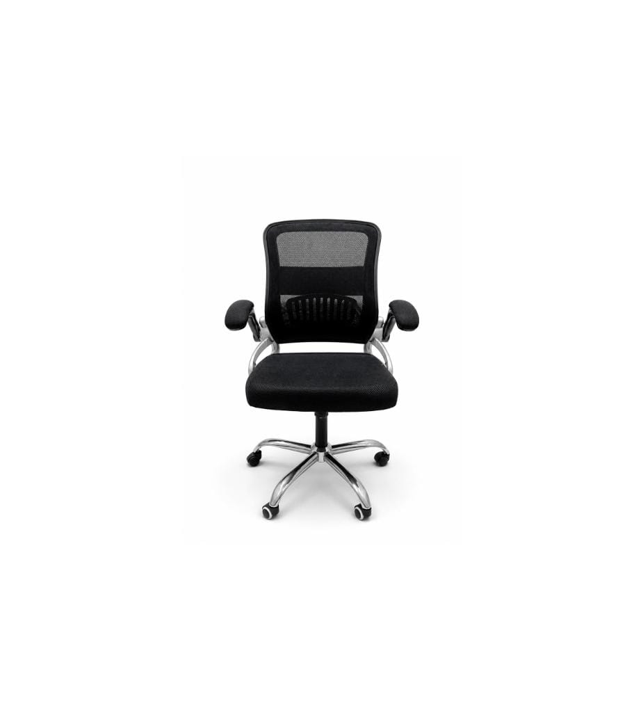 Ergonomic Mid-Back Mesh Office Chair with Flip-Up Armrests