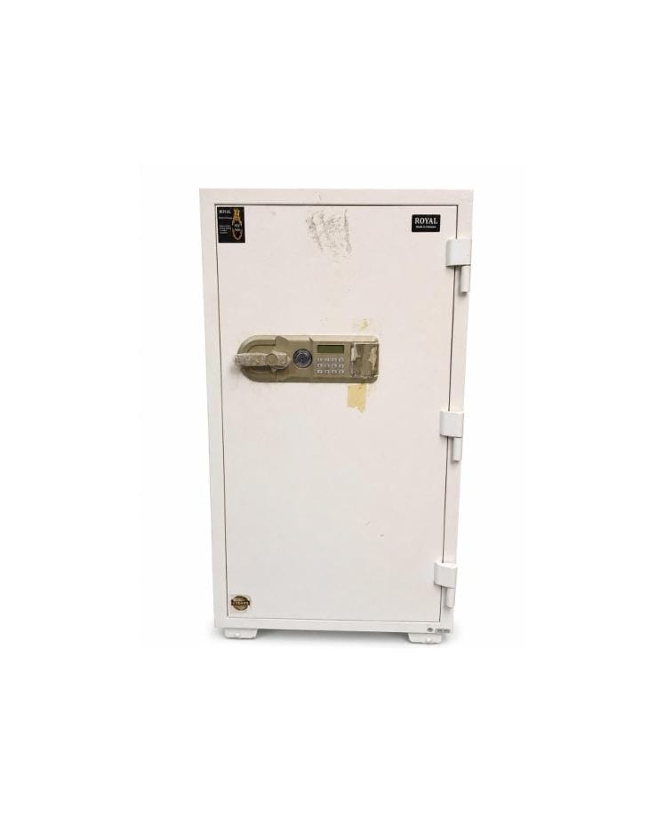 ROYAL Large Electronic Digital Steel Safe Cabinet - Off-White