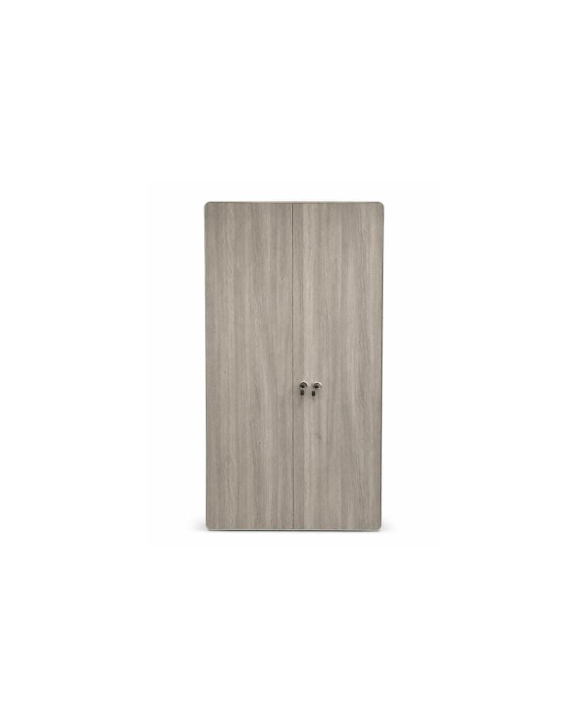 Wooden 2-Door Office Filing Cabinet with Lock