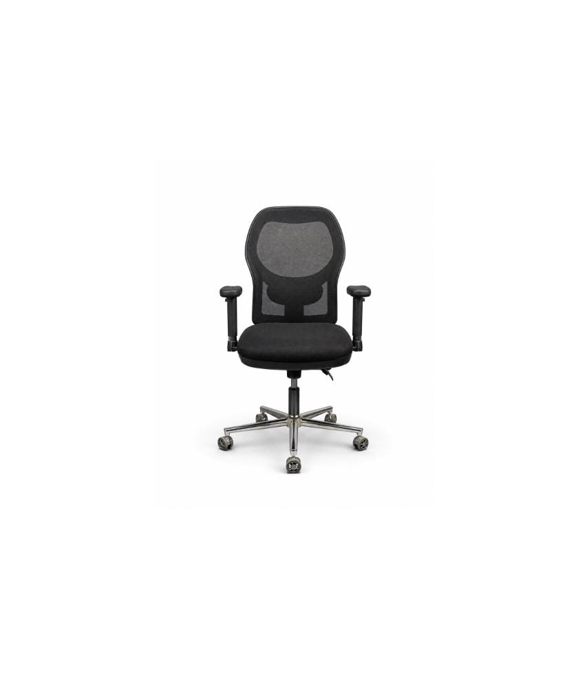 Mid-Back Ergonomic Office Mesh Chair with Chrome Base